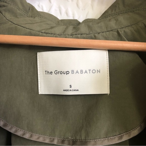 Aritzia The Group by Babaton Skylar Trench Coat Olive Moss Green - Picture 13 of 16